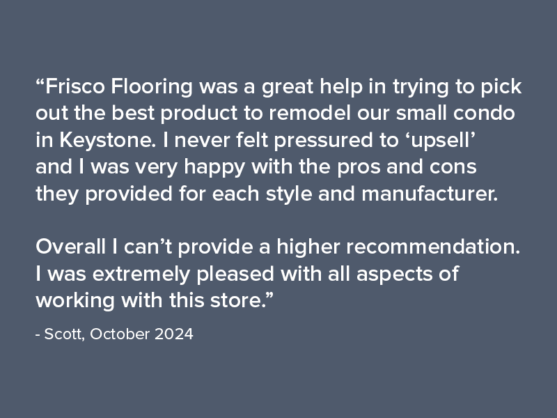 Frisco Flooring and Interiors Remodeling Review